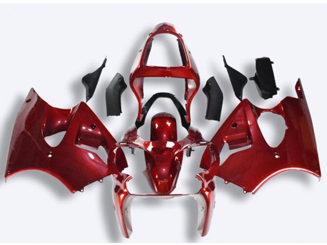 2000-2002 Kawasaki ZX6R Motorcycle Fairings - Red Australia