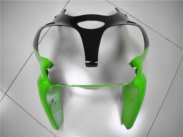 2000-2002 Kawasaki ZX6R Motorcycle Fairing Kits - Green White Black Australia