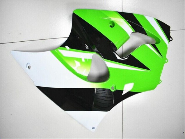 2000-2002 Kawasaki ZX6R Motorcycle Fairing Kits - Green White Black Australia