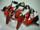 2000-2002 Kawasaki ZX6R Motorcycle Fairings - White Red Glossy Black Australia