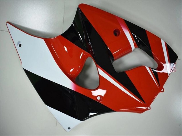 2000-2002 Kawasaki ZX6R Motorcycle Fairings - White Red Glossy Black Australia