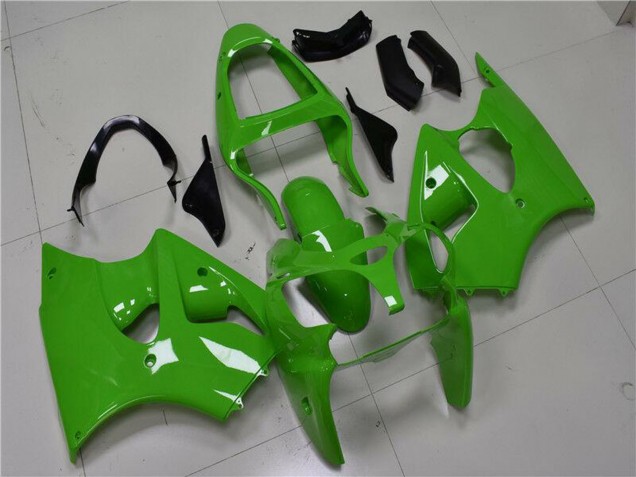 2000-2002 Kawasaki ZX6R Motorcycle Fairings - Green Black Australia