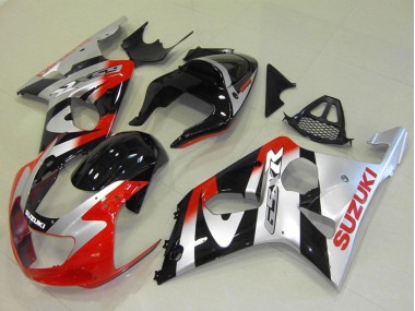 Affordable 2000-2002 Suzuki GSXR 1000 Motorcycle Fairings - Silver Red Glossy Black Australia