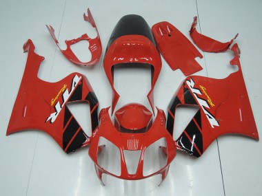 Affordable 2000-2006 Honda VTR1000 Motorcycle Fairing Kits - Red Glossy Black Stripe Australia