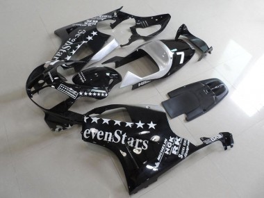 Affordable 2000-2006 Honda VTR1000 Motorcycle Fairings - Glossy Black White SevenStars Australia