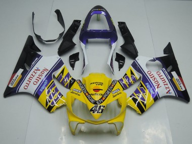 Affordable 2001-2003 Honda CBR600 F4i Motorcycle Fairings - Yellow White Blue Black Red Nastro Azzurro Australia