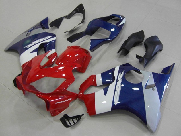 2001-2003 Honda CBR600 F4i Motorcycle Fairings - White Blue Red Australia
