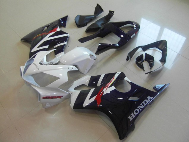 2001-2003 Honda CBR600 F4i Motorcycle Fairings - White Glossy Black F Sport Australia