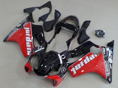 Affordable 2001-2003 Honda CBR600 F4i Motorcycle Fairings - Glossy Black Red White Jordan Australia