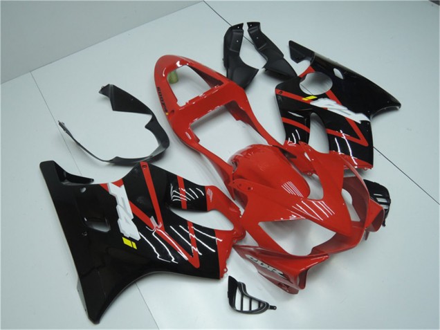 2001-2003 Honda CBR600 F4i Bike Fairings - Red Glossy Black Australia