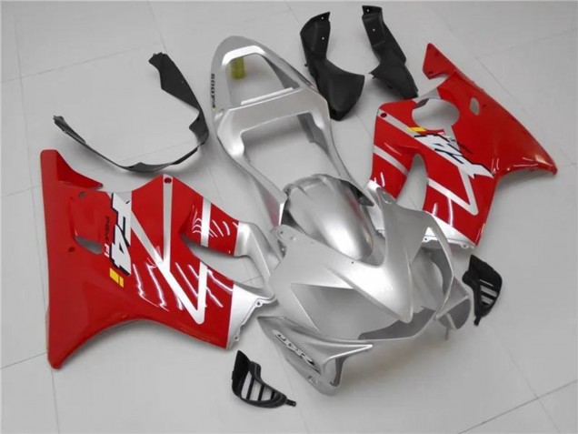 2001-2003 Honda CBR600 F4i Motorcycle Fairings Kits - Silver Red Australia