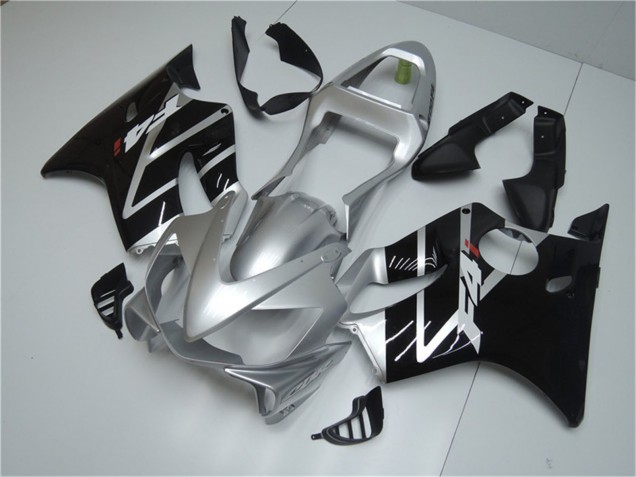 2001-2003 Honda CBR600 F4i Motorcycle Fairing - Silver Glossy Black Australia
