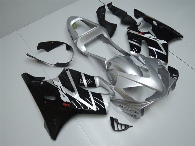 2001-2003 Honda CBR600 F4i Motorcycle Fairing - Silver Glossy Black Australia