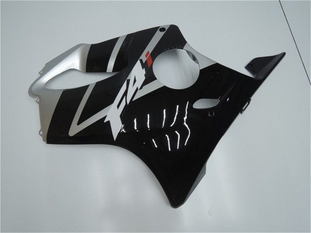 2001-2003 Honda CBR600 F4i Motorcycle Fairing - Silver Glossy Black Australia
