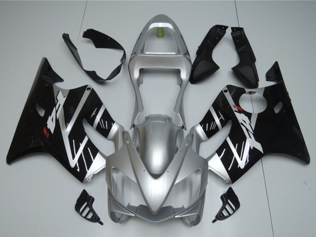 2001-2003 Honda CBR600 F4i Motorcycle Fairing - Silver Glossy Black Australia