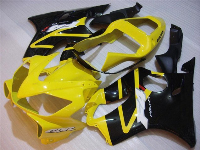 2001-2003 Honda CBR600 F4i Motorcycle Fairing - Yellow Glossy Black Australia