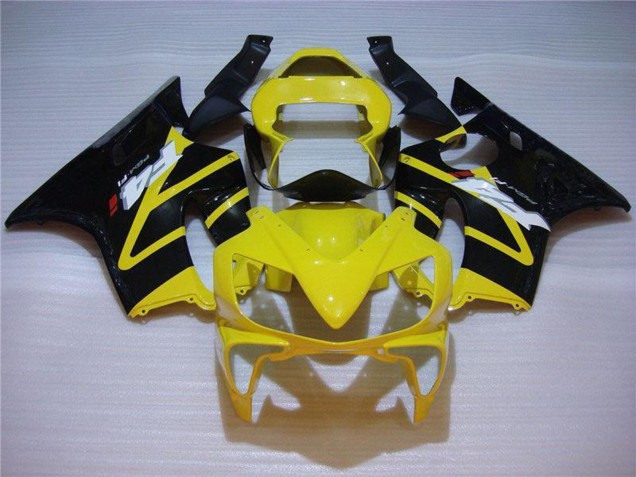 2001-2003 Honda CBR600 F4i Motorcycle Fairing - Yellow Glossy Black Australia