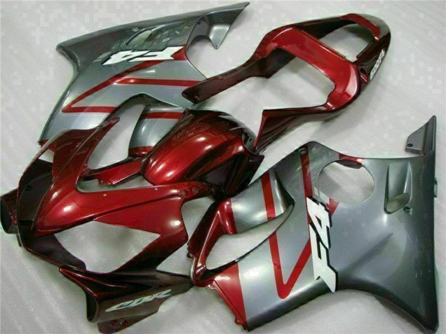2001-2003 Honda CBR600 F4i Motorcycle Fairing Kits - Silver Red Australia