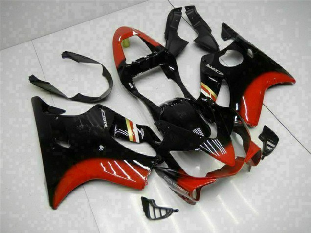 2001-2003 Honda CBR600 F4i Motorcycle Fairing Kits - Red Glossy Black Australia