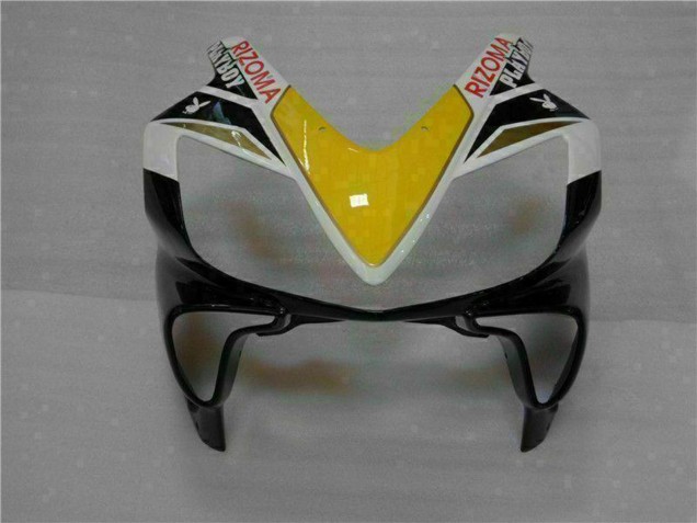 2001-2003 Honda CBR600 F4i Motorcycle Fairings - White Yellow Glossy Black Playboy Australia