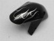 2001-2003 Suzuki GSXR 600/750 Motorcycle Fairings - Glossy Black Silver Flame Australia