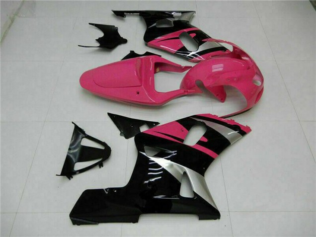 2001-2003 Suzuki GSXR 600/750 Motorcycle Fairings - Pink Silver Glossy Black Australia