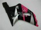 2001-2003 Suzuki GSXR 600/750 Motorcycle Fairings - Pink Silver Glossy Black Australia