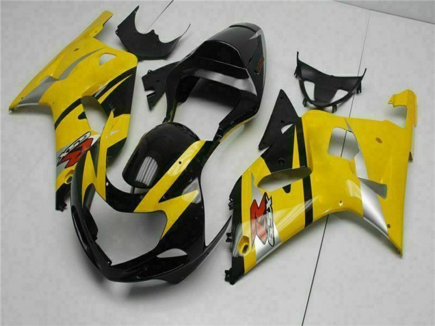 2001-2003 Suzuki GSXR 600/750 Motorcycle Fairings - Yellow Black Australia