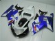 2001-2003 Suzuki GSXR 600/750 Motorcycle Fairings - White Blue Black Australia