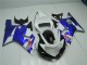 2001-2003 Suzuki GSXR 600/750 Motorcycle Fairings - White Blue Black Australia