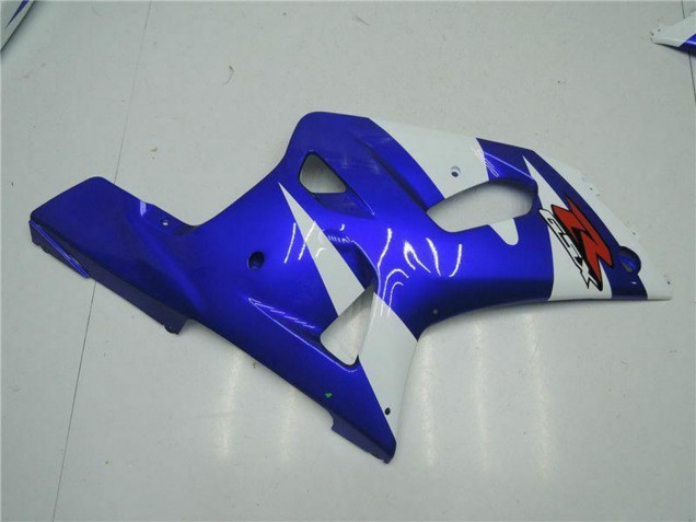 2001-2003 Suzuki GSXR 600/750 Motorcycle Fairings - White Blue Black Australia