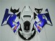 2001-2003 Suzuki GSXR 600/750 Motorcycle Fairings - White Blue Black Australia