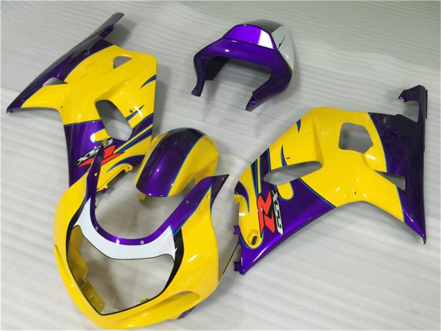 2001-2003 Suzuki GSXR 600/750 Motorcycle Fairings - Yellow Purple Australia