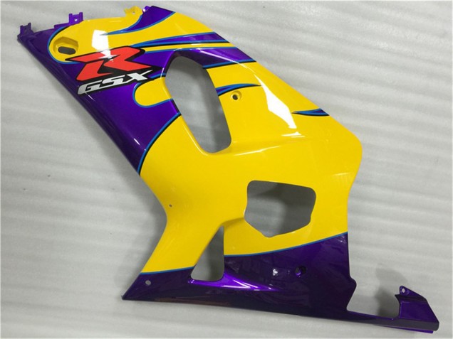 2001-2003 Suzuki GSXR 600/750 Motorcycle Fairings - Yellow Purple Australia