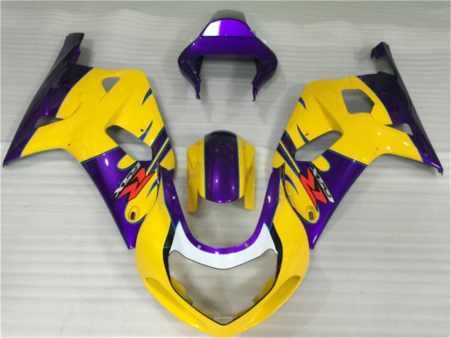 2001-2003 Suzuki GSXR 600/750 Motorcycle Fairings - Yellow Purple Australia