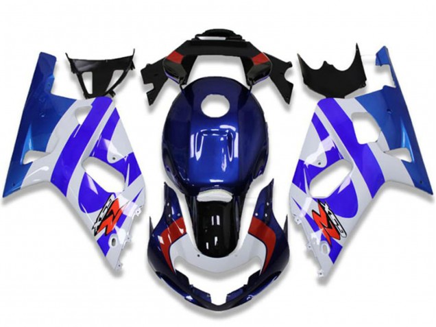 2001-2003 Suzuki GSXR 600/750 Motorcycle Fairings - White Blue Red Black Australia