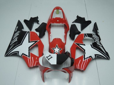 Affordable 2002-2003 Honda CBR900RR 954 Motorcycle Fairings - Black Red Star Australia