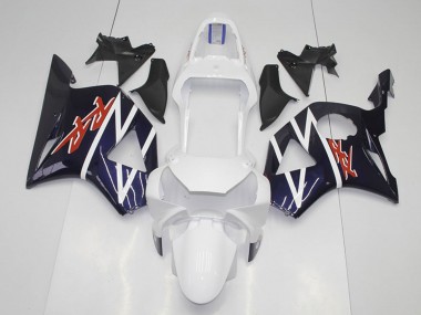 Affordable 2002-2003 Honda CBR900RR 954 Motorcycle Fairings - Dark Blue White Australia