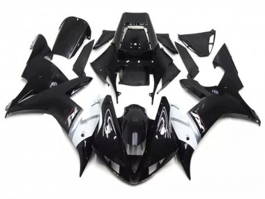 Affordable 2002-2003 Yamaha YZF R1 Motorcycle Fairings - Glossy Black White Silver Australia