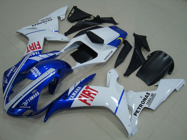 2002-2003 Yamaha YZF R1 Motorcycle Fairings - White Blue Red Fiat Australia