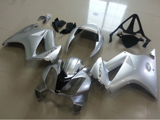 2002-2013 Honda VFR 800 Bike Fairings - Silver Australia