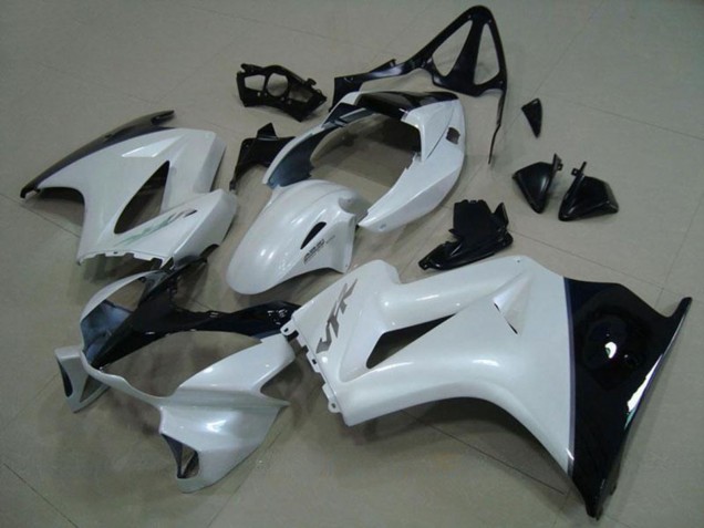 2002-2013 Honda VFR 800 Motorcycle Fairings - White Glossy Black Silver Decal Australia