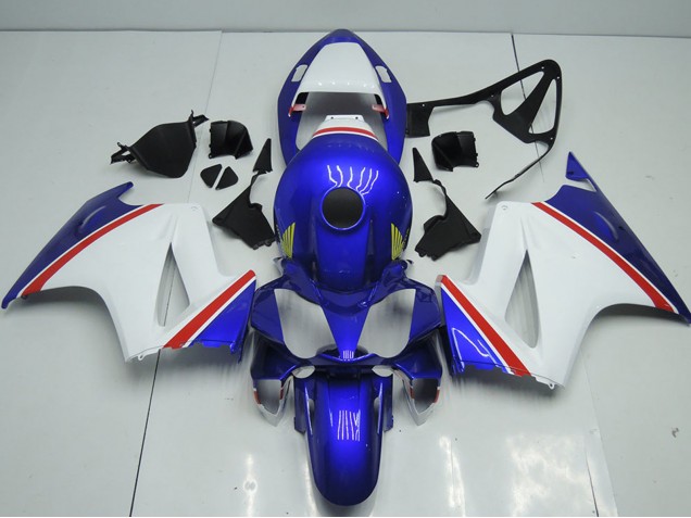 2002-2013 Honda VFR 800 Motorcycle Fairings - White Blue Red Australia