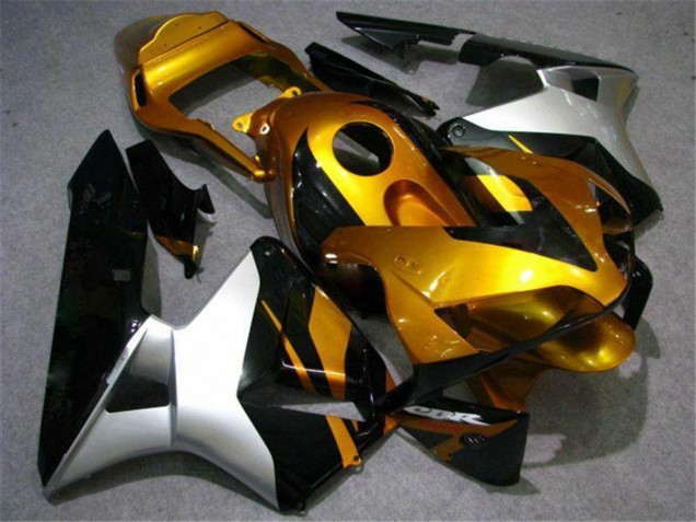 2003-2004 Honda CBR600RR Motorcycle Fairing - Silver Gold Glossy Black Australia