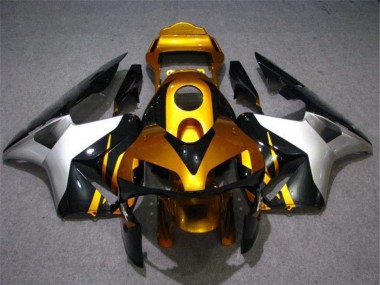 Affordable 2003-2004 Honda CBR600RR Motorcycle Fairing - Silver Gold Glossy Black Australia