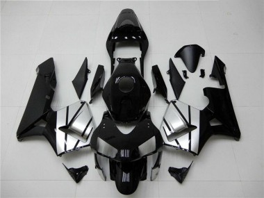 Affordable 2003-2004 Honda CBR600RR Motorcycle Fairings - Silver Glossy Black Stripe Australia