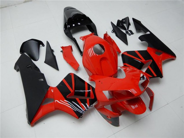2003-2004 Honda CBR600RR Motorcycle Fairings - Red Glossy Black OEM Style Australia