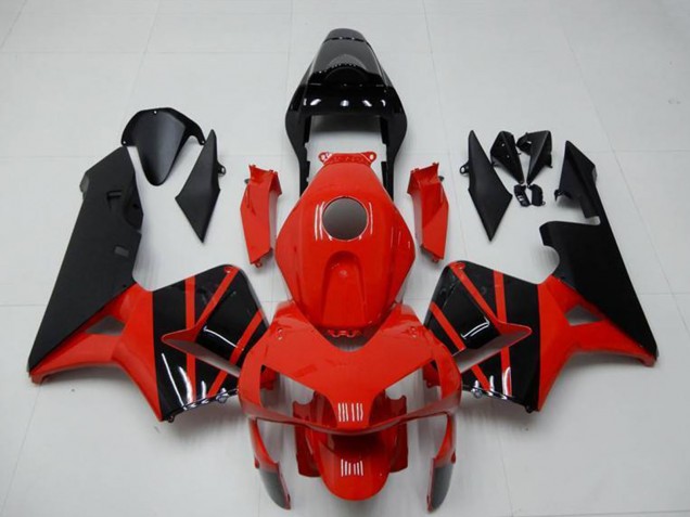 2003-2004 Honda CBR600RR Motorcycle Fairings - Red Glossy Black OEM Style Australia