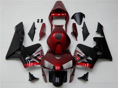 Affordable 2003-2004 Honda CBR600RR Motorcycle Fairing - Red Silver Glossy Black Australia