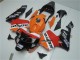 2003-2004 Honda CBR600RR Motorcycle Fairing Kits - Orange White Red Glossy Black Repsol Australia